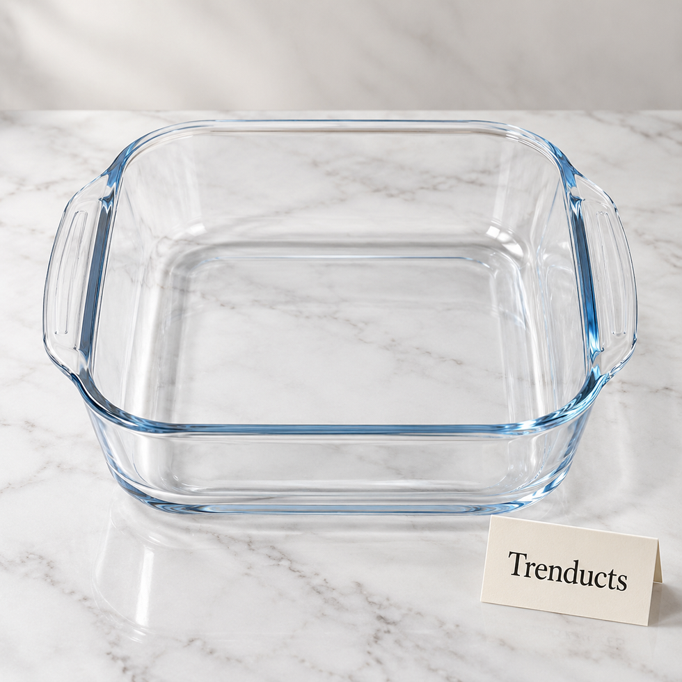 Danny Home Square Glass Baking Pan 1.1L - With Handles