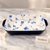 Brilliant Porcelain Baking Dish - Blue Peony Navy