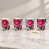 Rose Print Mug 350 ml - Magenta Floral (Random Colour)