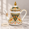 Enamel Kettle 1.2 L - Traditional Paisley Print