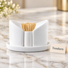 Brilliant Salt Pepper and Toothpick Holder Set