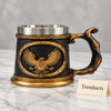 Eagle Mug - 3D Black and Gold Handled Mug