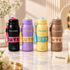 Ice Cream Vacuum Bottle 600ml - Cute Insulated Stainless Steel Bottle