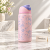 Owala Insulated Steel Water Bottle - Pink Floral Print