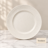 Danny Home Dinner Plate - 10.5 Inch Speckled Ribbed Rim