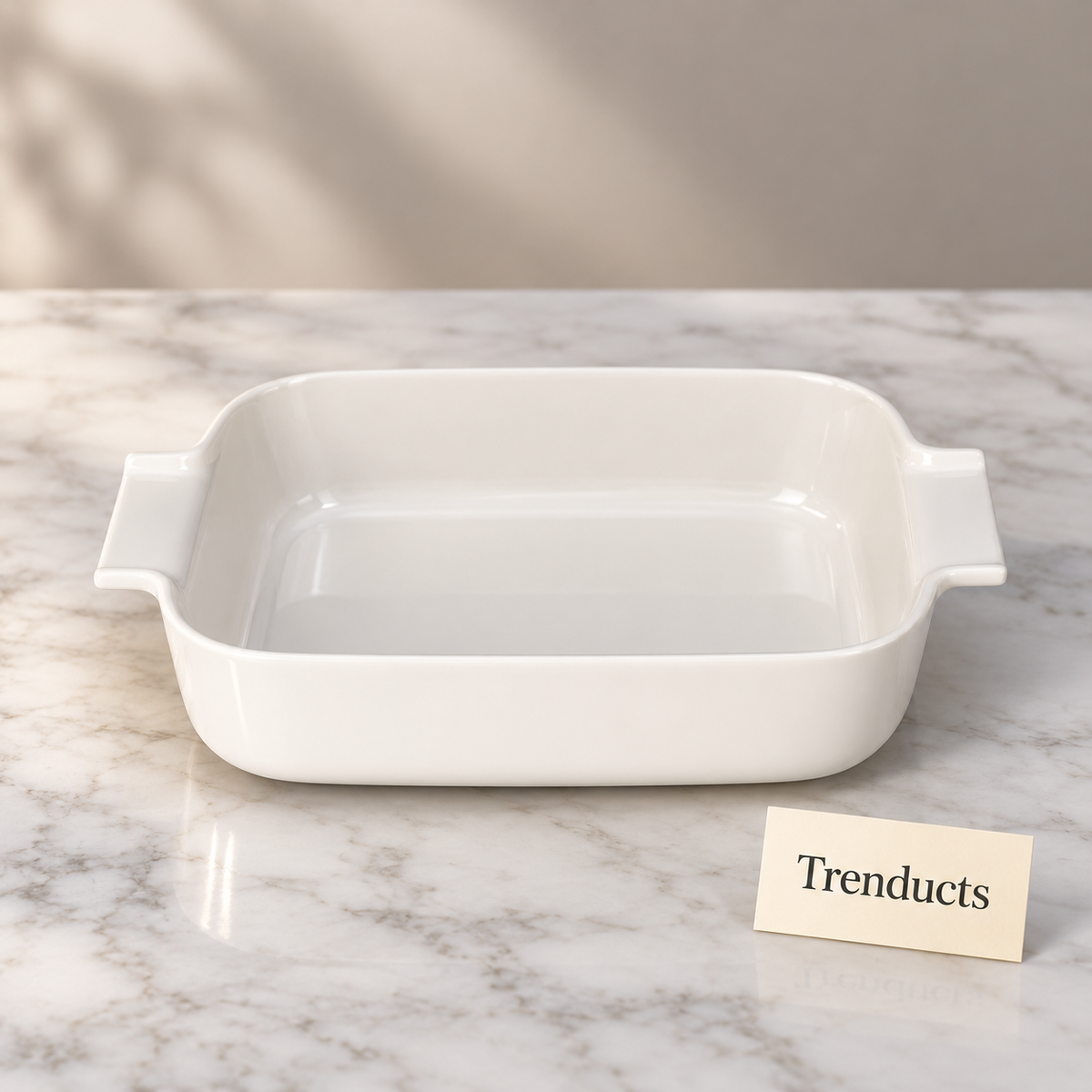 Danny Home Porcelain Ovenware Dish 11.5 Inch - White