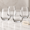 Danny Home Glass Tumbler Set - 4 Pcs 390ml Rounded