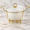 Brilliant Deep Round Casserole with Stand