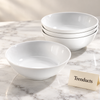 Symphony Bowl Set - 4 Piece White Round Bowls