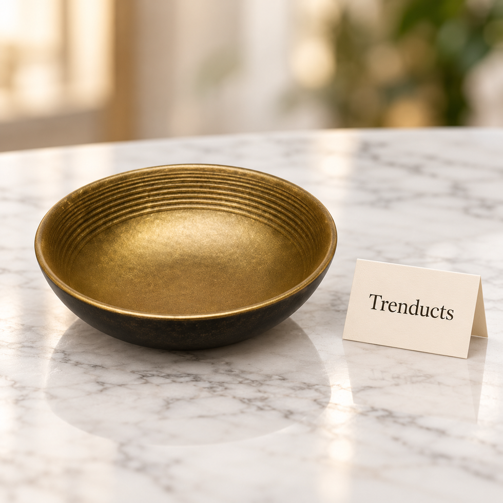 Brilliant Black Ribbed Bowl - 5.25 Inch Small Serving Bowl