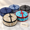 Zipper Roti Cover - Round Fabric Chapati Holder, Assorted Prints