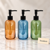 Danny Home Liquid Soap Bottle - Amber, Blue & Green Glass