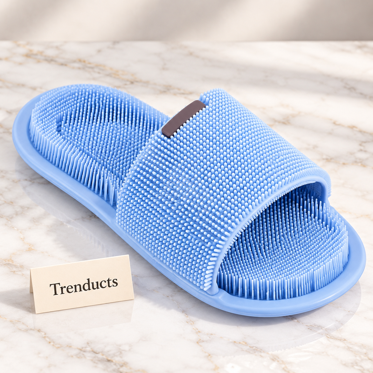 Foot Scrubber Slippers - Silicone Shower Brush Slide
