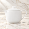 Brilliant White Tea Pot - 6 Inch Classic Tea Server