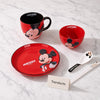 Disney Mickey Mouse Tableware Set - Ceramic Dinner Set 5 Pcs