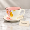 Brilliant Cup and Saucer Set 300 ml - Pink Floral
