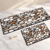 Kitchen Mat Set - 2 Piece 3D Print Floor Runner & Mat
