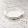 Danny Home Bakeware - 11.6 Inch Round White Baking Dish
