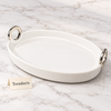 Brilliant 12.5 Inch Oval Plate with Handles