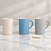 Tall Ribbed Mug 350 ml - Matte Cream, Blue & Grey (Random)