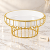 Brilliant Round Plate with Gold Wire Stand