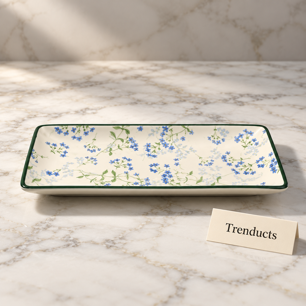 Brilliant Rectangular Serving Dish - Blue Myosotis