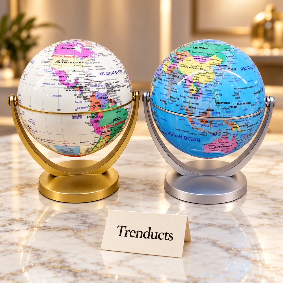 Desk World Globe with Ring Stand - Random Color