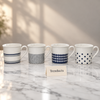Small Pattern Mug 270 ml - Stripes, Check & Dots (Random)