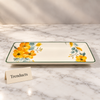 Brilliant Rectangular Dish - Primrose Floral 10 Inch