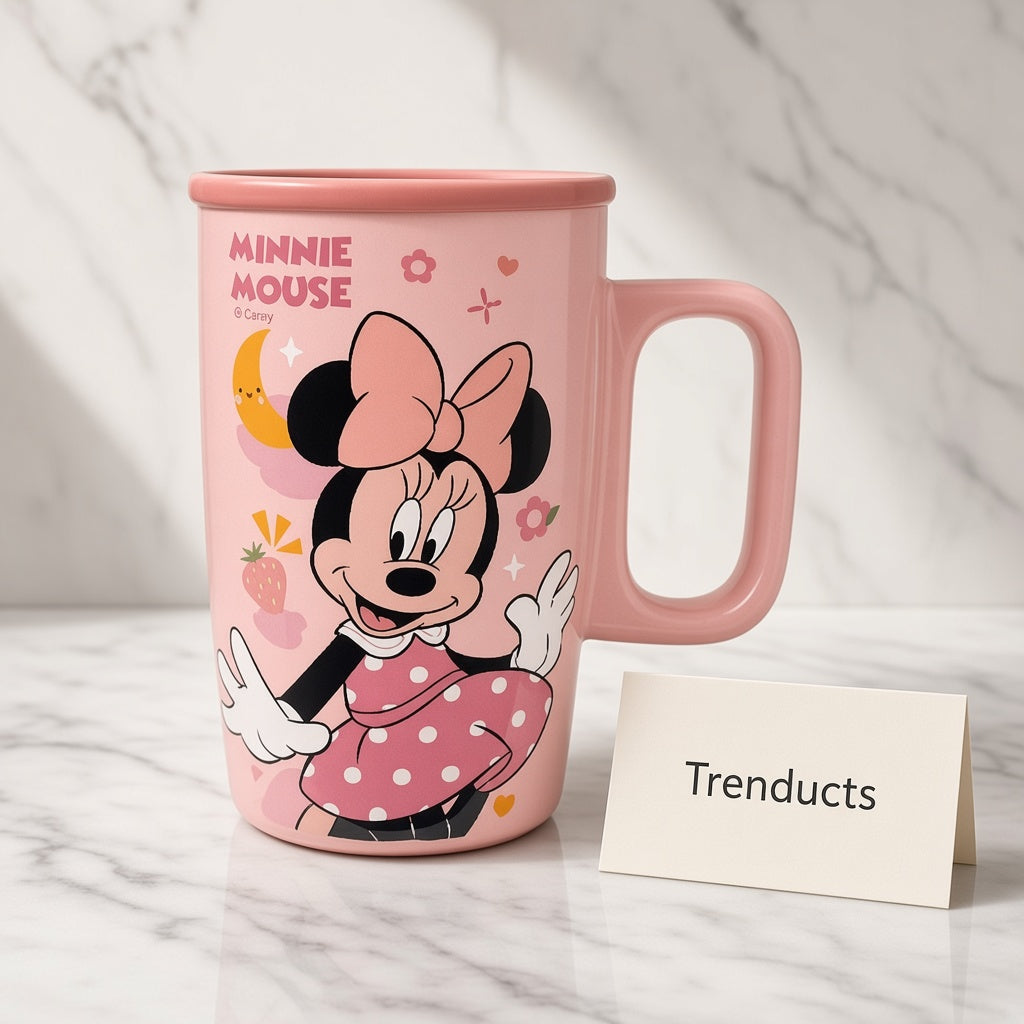 Disney Minnie Mouse Ceramic Mug - Tall Pink