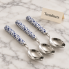 Danny Home Dinner Spoon Set - 3 Pcs Blue Floral