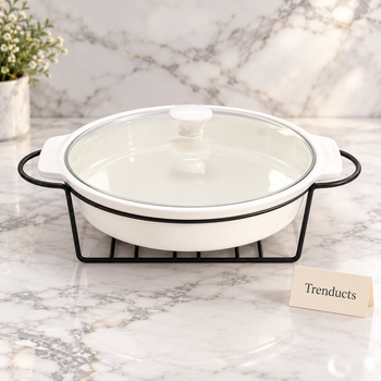 Round Candle Dish luxury buffet styling | Trenducts