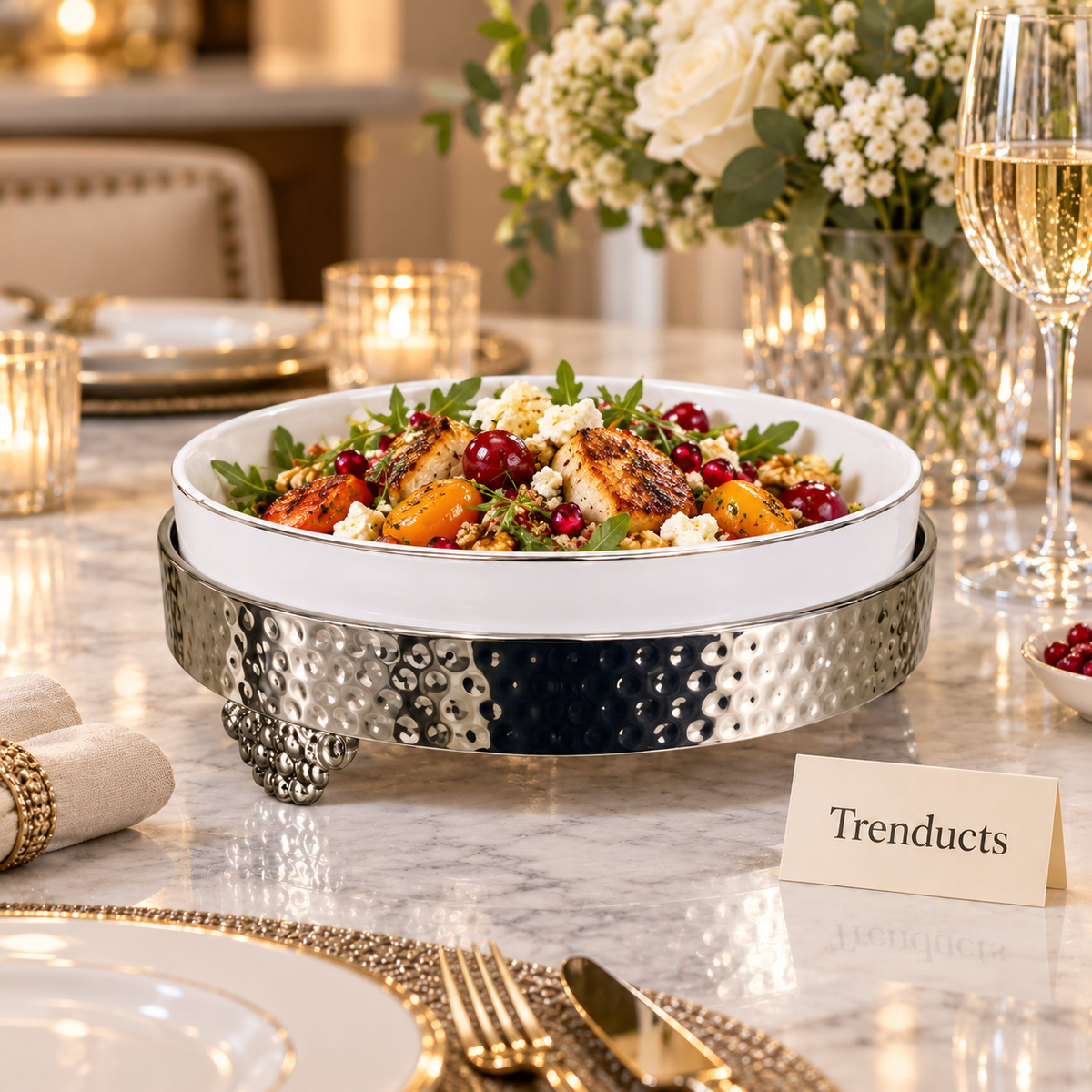 Brilliant Round Plate with Stand