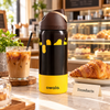 Owala Insulated Steel Water Bottle - Black and Yellow Drip