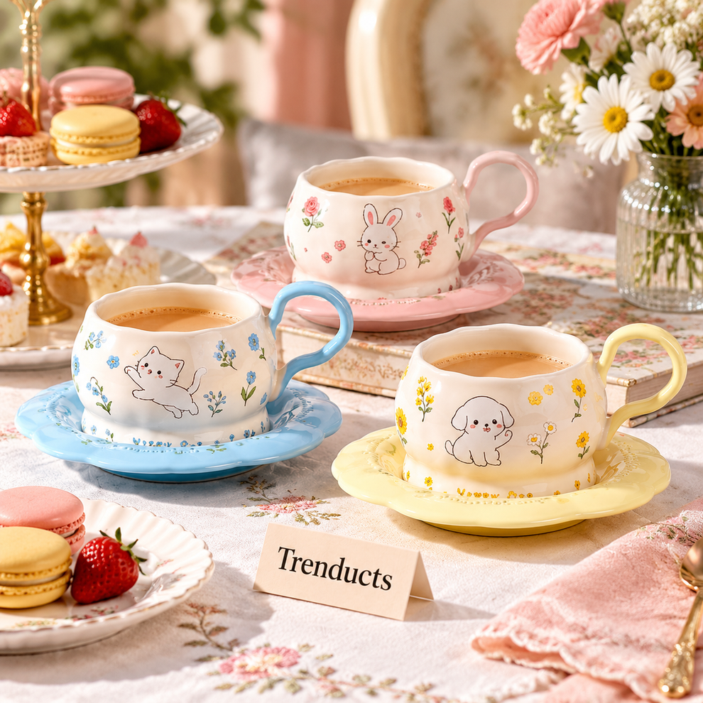 Cup and Saucer Set Animal Price in Pakistan | Trenducts