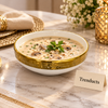 Brilliant 5.5 Inch Bowl - White Gold Rim