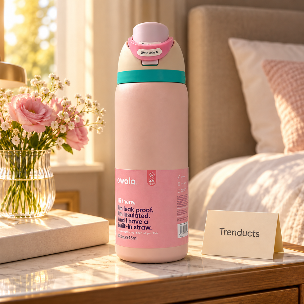 Owala FreeSip 32oz Water Bottle - Blush Pink