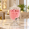 Brilliant Glass Juice Dispenser - Diamond Quilted