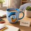 Disney Donald Duck Face Mug 550 ml - 3D Ceramic Blue