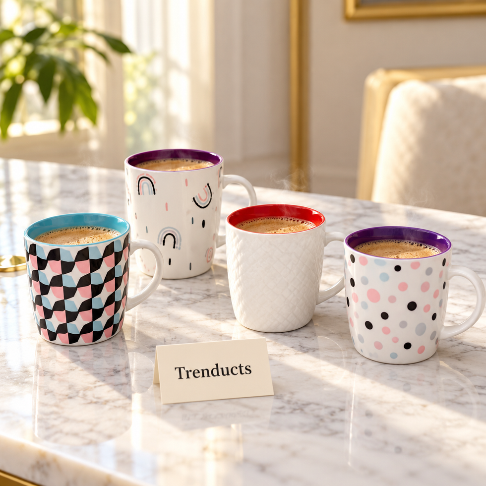 Two-Tone Mug 370 ml - Coloured Inside (Random Design)