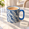 Danny Home Blue Toile Mug 450ml - Porcelain Rose Pattern