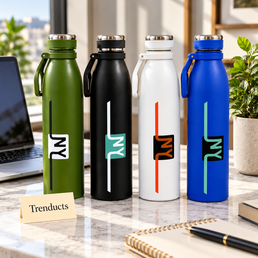 NY Bottle 500ml - Stainless Steel Water Bottle with Handle