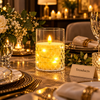 LED Decorative Candle with Fairy Lights - Flameless