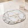 Absorbent Anti Slip Bath Mat 22 x 15 Inch - Marble Print