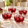 Danny Home Stemless Glass Set - 4 Pcs 380ml