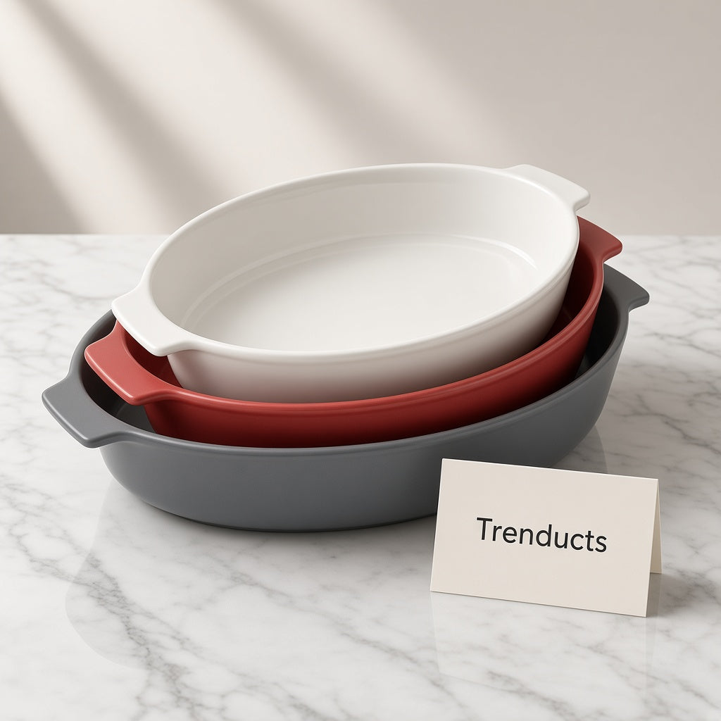 Danny Home Porcelain Baking Dish - Oval (Random Color)
