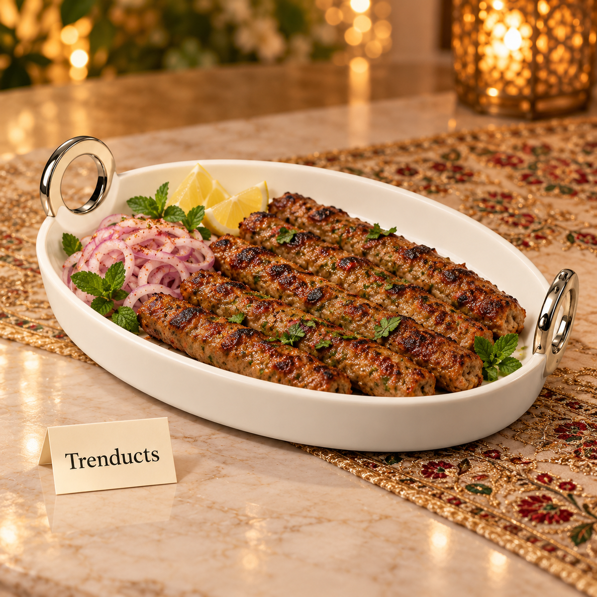 Brilliant 12.5 Inch Oval Plate with Handles