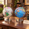 Political World Globe with Chrome Stand - Random Color
