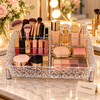 Acrylic Makeup Organizer - Clear Crystal Tray with Feet