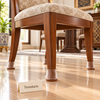 Chair Leg Covers - 4 Piece Clear Silicone with Felt Pads